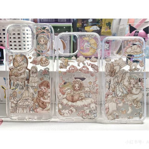 Limited Edition Creamy Bellini Retro Little Girl Character Tape Crystal Clear Durable Mobile Phone Case Material PET Tape