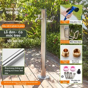 DADIAN | Vòi Nước Ngoài Trời Chống Trộm Chịu Lạnh 304 Thép Không Gỉ