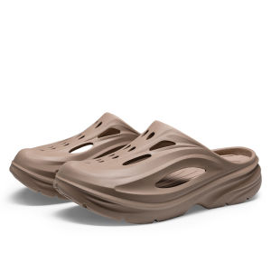 Outdoor Sports Recovery Slippers Mens Thick Bottom Heightening Anti-slip Comfortable Sandals Breathable Waterproof Mules