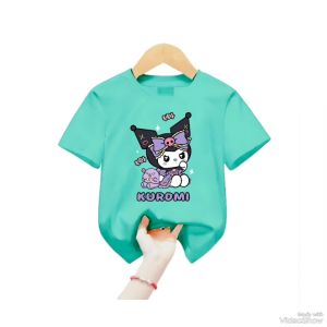 Atasan Kaos Anak Perempuan KUROMI Usia 1-12 Thn