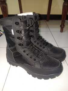 Sepatu pdl weba kanvas jatah TNI AD