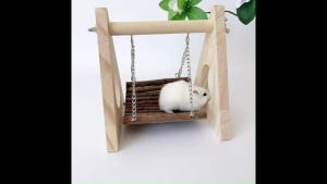 🇸🇬 Small Pet Hammock Toy Hamster/Parrot Swing toy