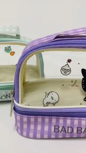 iSchoolDy Kids Kuromi Melody Cinnamoroll Pochacco Pompompurin Twin Star Pencil Case Kartoon Pensil Case