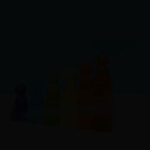 GUK Mainan Montessori Wooden Rainbow Block + Peg Doll Balok Pelangi COD