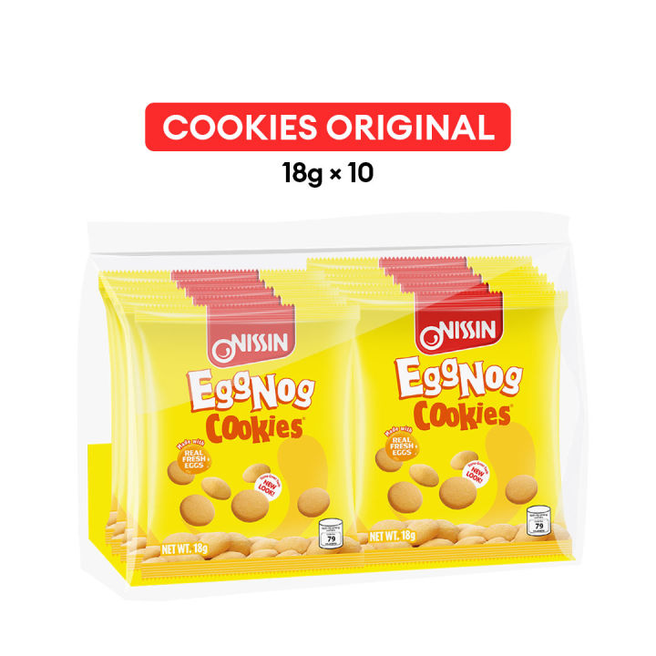 Nissin Eggnog Cookies 18gx10 Lazada PH