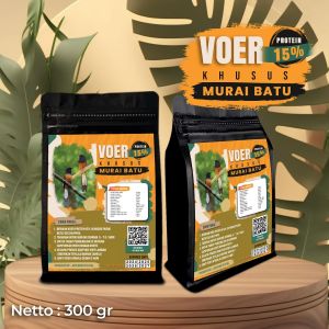 MAKANAN BURUNG MURAI | VOER BURUNG MURAI | VOER HARIAN | VOER NUTRISI KOMPLIT | VOER HARIAN KHUSUS MURAI PROTEIN 15% 300GR