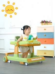 Walker Baby Girl & Baby Boy Adjustable Safety Learning Walker With Music Rabbit Toys Prevention of O-shaped Legs