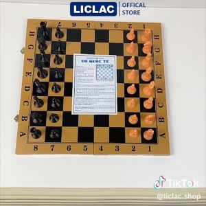 Bộ cờ vua Huê Tân size Lớn kích thước bàn cờ 42cm x 42cm Đồ chơi trẻ em được làm bằng nhựa Cao Cấp an toàn Đồ chơi giáo dục Boardgame Việt Nam - LICLAC