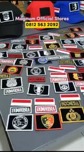 Topi Lencana Kewenangan Tactical PDL Warna dan Kamuflase Free Bonus 3 Patch Emblem Prepet Perekat Velkro