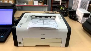Máy in laser ricoh Sp200 / sp210 - tặng kèm mực mới dây cáp và dây nguồn [ đã qua sử dụng ]