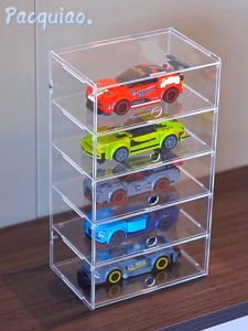 Acrylic Case Display For Lego model Cars 1:32 Tamiya Racing Storage box Building Blocks 4WD model car Cabinet Acrylic Toy Car Storage Box Display Rack