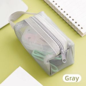 Portable Transparent Mesh and Nylon Storage Bag