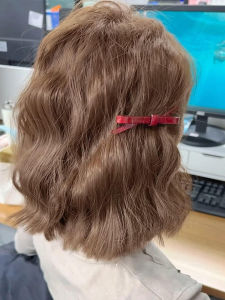 Red Butterfly Knot Hair Clip Spring Loaded Alligator Clamp Womens Hair Accessories Side Clip Fashionable Hair Grips