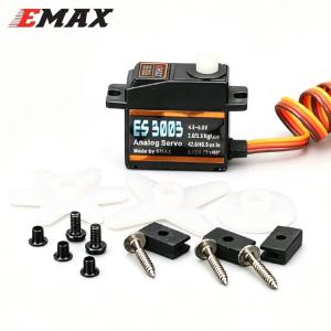 8 Chiếc Emax ES3003 Analog Servo 4.8V-6.0V 3.5kg Bánh Răng Nhựa Cho RC Máy Bay Trực Thăng Futaba/JR Cắm Cánh Cố Định Máy Bay Phần