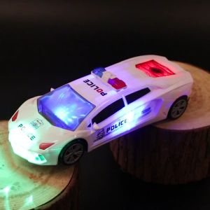 รถเล่น 360 ° หมุน รถตำรวจยาน LED กับเล่นของขวัญ เพลงเต้นรำเสีย รถตำรวจการศึกษา เด็ก