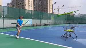 Tennis Automatic Serving Ball Practice - Jaring Net Alat Latihan Tenis