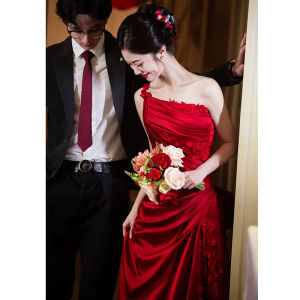 Lace Strapless Wedding Gown