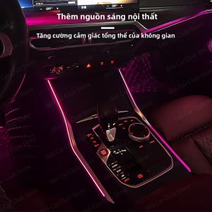 Đèn Nội Thất Ô Tô BMW New 3/4 Series G20 G26 G22 Kiểu Dán 11 Màu Tạo Hiệu Ứng Ánh Sáng Xung Quanh