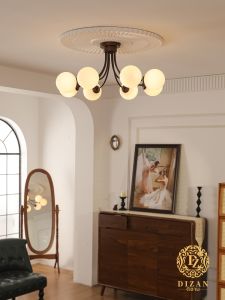 DIZAN | Retro Luxurious Vintage Living Room Chandelier