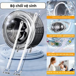 Weichen | Dụng Cụ Làm Sạch Máy Giặt Tự Động Lông Dài