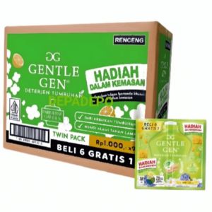 Gentle Gen Renceng Deterjen Cair 1 Dus Isi 140 Sachet