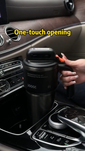E-Star Stainless Steel Thermos with Ceramic Coating 1000ml Capacity Leakproof Design Excellent Insulation 12H Hot 24H Cold