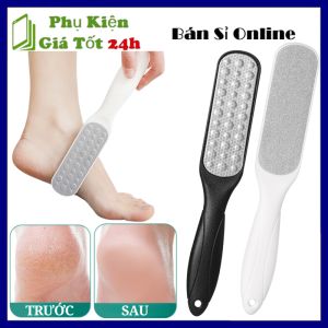 Chà Gót Chân 2 Mặt Tẩy Da Chết Giúp Loại Bỏ Vết Chai Sần Tiện Lợi - Cây Chà Gót Nứt Nẻ Tay Chân 2in1 ( CHÀ NHÁM VÀ CHÀ MỊN ) - Bàn Chải Mài Gót Chân 2 Mặt - Dụng Cụ Chăm Sóc Bàn Chân