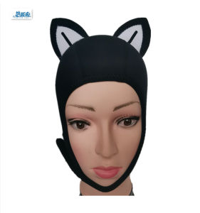 YounBlue Whale Professional Diving Snorkeling Cold Proof Warm Hat Sun Protection Ear Protection Swimming Cap Outdoor Activity