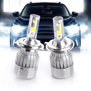 2PCS C6 Car Headlight Bulbs LED H1 H3 H4 H7 H11 H13 High And Low HB3 HB4 Super Bright 3000K 6000K 9003 9005 9006 Car Headlamp