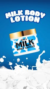 LINA’s Milk Body Lotion – Deep Moisturization Skin Softening & Anti-Aging Care