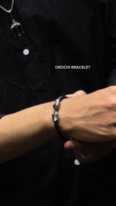 Emrys OROCHI  Bracelet Real Leather Gelang Kulit Pria Wanita