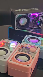 ลำโพงบลูทูธ V1 ลําโพงซับวูฟเฟอร์ แบบพกพา รองรับ บลูทูธ 5.3 และ การ์ด TF Wireless Bluetooth Speaker ลำโพงเบสหนัก คุณภาพเสียงดี