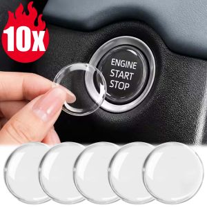 10x trong suốt xe nút khởi động dừng tấm dán bảo vệ rõ ràng chống xước nội thất chuyển Bìa nhấn dễ dàng phù hợp với vô hình bảo vệ nhãn dán trên nút