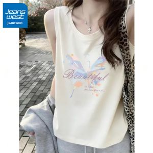 Jeanswest | Cotton Thin Strap Vest For Summer Wear