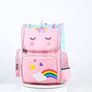 LNL Large Capacity Cute Unicorn School Bag Kids Girls Primary School Bag Beg Sekolah Perempuan 書包小學生