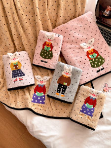 Khăn Tắm Dày Dễ Thương Khăn Tắm Nhanh Khô Khăn Tắm Tắm Cho Phụ Nữ Khăn Tắm Lông Cừu San Hô Có Thể Mặc 2025 Mẫu Mới