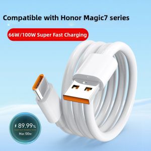 Henyou | Honor Magic7 Super Fast Charge 100W Data Cable 2 Meter Long Charging Line For Mobile Phone High Speed Data Transmission