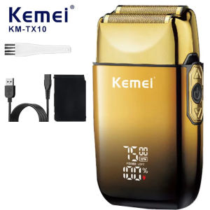 Kemei | Kemei KM-TX10 T9 Hair Trimmer Kit Electric Shaver For Men Beard Trimmer Facial Trimer Rechargeable Bald Head Haircut machine