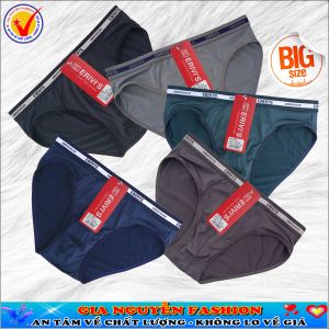 Size ĐẠI: Combo 4 Quần lót nam Big size (80-150kg) vải thun lạnh co giãn 4 chiều quần sịp nam chỉ dành riêng cho người mập