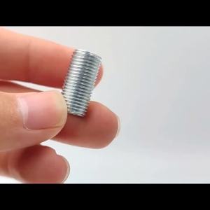 AqToCna 10Pcs M10 Lamp Tooth Tube Internal Hollow Threaded Tube Screw Nut Lamp