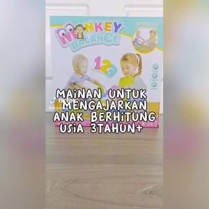 [AFive] Monkey Balance Mainan Edukatif Anak Mainan Edukasi Anak 5 6 7 8 Tahun Mainan Berhitung Cowok