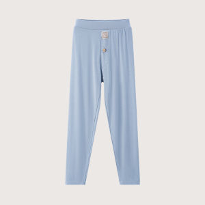 Unrestrained Childrens Modal Autumn Pants Warm Underwear for Boys Teenage Kids Comfortable Elastic Waist Long Pants Home Wear