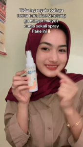 Al-jannah Hijab Spray 3in1 - Parfum Hijab Segar & Tegak  & Anti Leyot untuk Daily Hijabers dengan Bahan Alami dan Aman 100ml