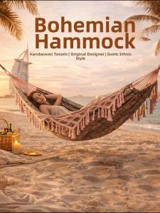 CHAOMU | Trendy Ins Style Outdoor Double Hammock Strong Weight Bearing