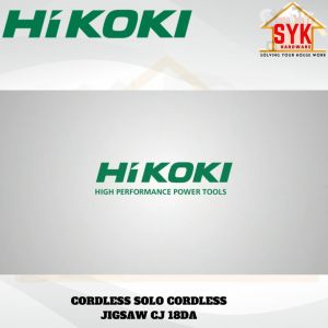 SYK Hikoki CJ18DA Cordless Jig Saw Machine Solo Steel Wood Cutter Machine Battery Mesin Gergaji Potong Kayu