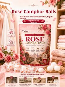 Yinian | Moisture-proof Mould-resistant Deodorizing Insect-repellent Nontoxic Camphor Balls