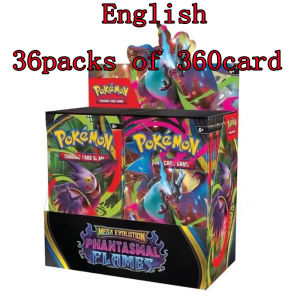 Bandai | 360Pcs Pokemoned Card Prismatic Evolutions Scarlet Violet 151 Destined Rivals Black Bolt English Booster Battle Transaction Card