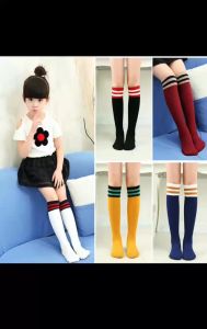 Tất Cổ Cao Dài 50cm Nhiều Màu Phong Cách Hàn Quốc Nhật Bản Cho Bé Vớ Dài  Kiểu Mới Cho Bé VG32