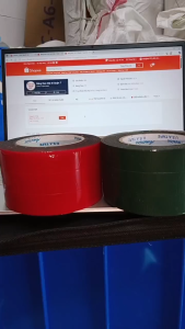 [Combo 10 Cuộn] Băng Keo Xốp 2 Mặt Màu Đỏ/Xanh – Keo Siêu Dính – Dán Đa Năng Gỗ Nhựa Kính