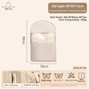 MODERN SWEETHOME | Bao Đựng Quần Áo Chống Bụi Cho Áo Khoác Lông Túi Treo Tủ